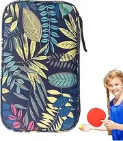 Tennis Bag for Kids,Portable Protective Table Tennis Racket Cover | Pingpong Paddle Organizer, Outdoor Sports Storage Bag Holder Accessories to Protect Table Tennis