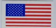 3 - Old Glory Us Flag American Hard Hat Tool Box Helmet Sticker Decal H122