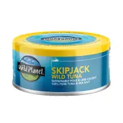 Skipjack Wild Tuna, Sea Salt, Canned Tuna, Pole & Line Sustainably Wild-Caugh...