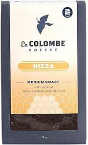La Colombe Nizza Medium Roast Drip Grind Ground Coffee - 12 Ounce, 1 Pack - Notes of Milk Chocolate, Nuts & Browniewith a Honey-Sweet Roasted Nuttiness (Packaging may vary)