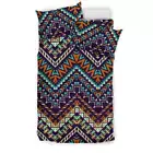 Zigzag African Afro Dashiki Adinkra Kente Bedding Set