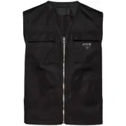 [Prada] Prada Re-Nylon Cargo Vest 56 IT BLACK