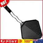 7.9 Inch Square Grill Pan Cast Iron Griddle Pan Skillet for Stove Tops Induction