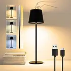 LED Table Lamp Rechargeable Dimmable Desk Lamp USB Portable Bedside Light