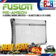 Fusion MS-AM504 500W 4 Channel Marine Amplifier