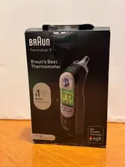 Braun ThermoScan 7 Ear Thermometer Black