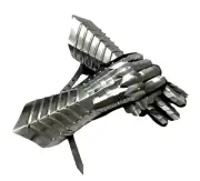 Gauntlet Gloves medieval Pair Accents Knight Crusader Armor Steel Gauntlet Larp