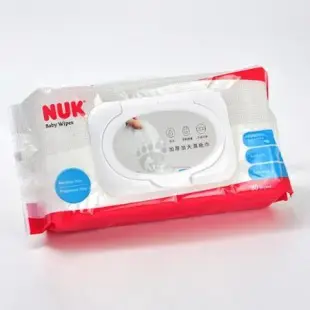 德國NUK 濕紙巾含蓋80抽X1箱 純水濕巾(20包/箱)