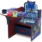 Delta Children Chair Desk Table Toy Storage Bin PJ Masks Blue CAT Boy Activity