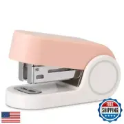 Pink Color Mini Stapler with 830 Staples,20 Sheet Office Desktop Stapler,Smal