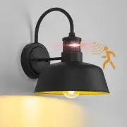 12" Motion Sensor Outdoor Light Fixture, Dusk to Dawn Wall Light Fixtures wit...