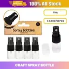 12X 5ML Spray Bottle Mini Clear Empty Fine Mist Atomizer Perfume Portable Travel