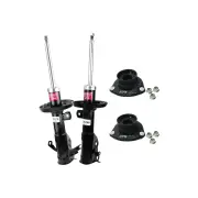 2x Front KYB Shock Absorbers + Strut Mount Kit for Honda Civic FB2 R18Z1 12-16