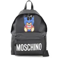 在飛比找Yahoo!奇摩拍賣優惠-Moschino 最萌 變形金剛 泰迪熊 黑色 大型 後背包