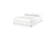 Celina Boucle Bed Base - Cream White - Double