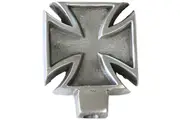 O'Brien Truckers Polished Dipstick Handle Iron Cross Emblem