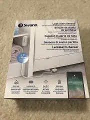 Swann Leak Alert Sensor - White - Detect Leaks Mobile Alert Brand New - hts