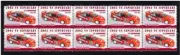 Greg Baird Vx Commodore V8's Strip Of 10 Mint Stamps