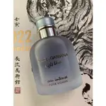 【D&G】LIGHT BLUE EAU INTENSE 淺藍男性淡香精 分享香