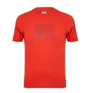 CP Company Block Logo T-shirt | Size XS | BNWT | Fiery Red