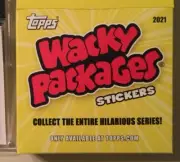 2021 Topps Wacky Packages Monthly Series APRIL Puzzle Back Set NEW In Box