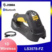 Motorola Symbol LS3578-FZ Bluetooth Cordless Barcode Scanner with Cradle & PSU