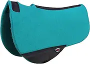Horse Western Close Contact Contoured Wool Felt Saddle Pad Teal 39RT19