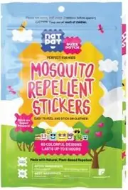 NATPAT BuzzPatch Natural Mosquito Repellent Stickers 60 Pack