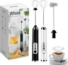 Handheld Electric Coffee Milk Frother Whisk Egg Beater Rechargeable 3 Speeds AU