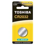 【盈億商行】 TOSHIBA東芝 鈕扣型電池 CR系列 CR2032 1入 3V DL2032 鈕型電池 無鉛 無汞