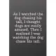 As I watched the dog chasing his tail, I thought dogs are easily amused. Then I realized I was watching the dog chase his tail.: Funny Notebook-Sketch