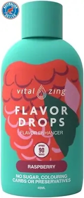 Stevia Raspberry Water Drops 45 Ml