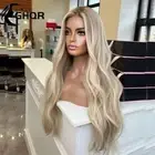 Highlight Wig Human Hair Honey Blonde DeepWave Frontal Wig 13x6 Hd LaceBrazilian