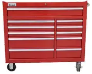 Beach B3RW11R - 11 Drawer Roller Cabinet - Red