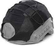 Maizoon Tactical Helmet Cover Elastic Nylon Mesh with Bungee Cord and Buckle Suitable Outdoor Sports Accessories