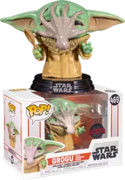 Star Wars: The Mandalorian - Grogu with Soup Creature US Exclusive #469 Pop! Vinyl
