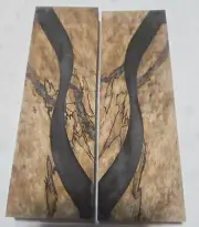 Stabilized Spalted Maple And Epoxy Knife Scales, #144
