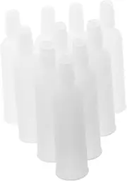 EPIGEIST 10 Pack Squeeze Dropper Bottles with Carrying Bag Small Plastic Refillable Dropper Bottles for Water Medicines Perfumes