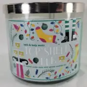 Bath Body Works Candle TOP SHELF ELF Scented 3-wick Jar 14.5 oz Orange Raspberry
