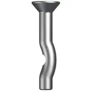 5 x 75mm H-IT Countersunk Anchor Carbon Steel Mechanical Gal - Box of 100