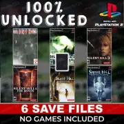 SILENT HILL 1 2 3 4 | PS2 MEMORY CARD SAVES | 100% Unlocked! Memories Origins