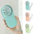 USB Rechargeable Mini Fans Hand-Held Fan Air Cooler Portable Travel 3 Speed