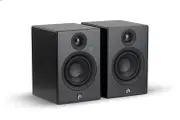 Aperion Allaire Bluetooth Bookshelf Speakers Pair (Matte Black)