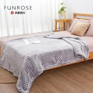 西川Nishikawa 新合纖發熱印花厚毛毯140x200cm(單人毛毯/抗靜電/發熱毯/日本毯)