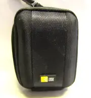 Case Logic USB Drives-Camera Case Black Hard Small W/ Strap Model QPB201 New