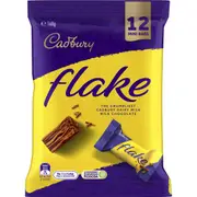 Cadbury Flake Milk Chocolate Share Pack 12 Mini Bars 168g