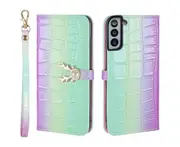 For Samsung Galaxy S22 Plus Cover Wallet - Green