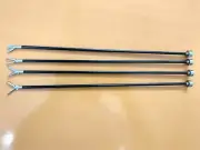 4Pcs Laparoscopic Scissors Hook Babcock 5mm Inserts Grasping Forceps Instruments