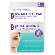 Skin Republic 2-Step Face Mask Aha
