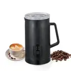 (Black 230V British Standard)Mf03 Home Milk Frother 4 In 1 400W 580Ml Stainle